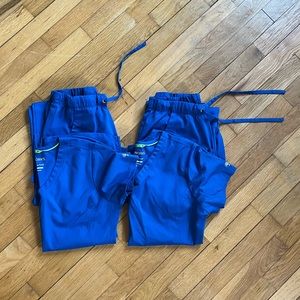 Healing hands royal blue scrubs